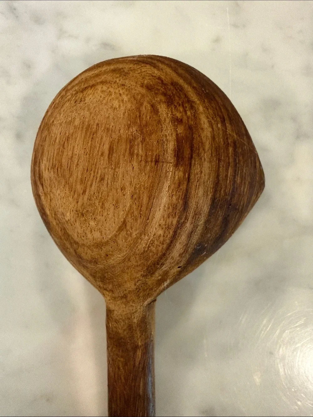 Handcrafted Wooden Ladle - Brown